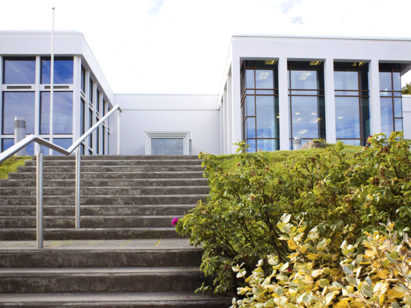 Amtsbókasafnið á Akureyri.