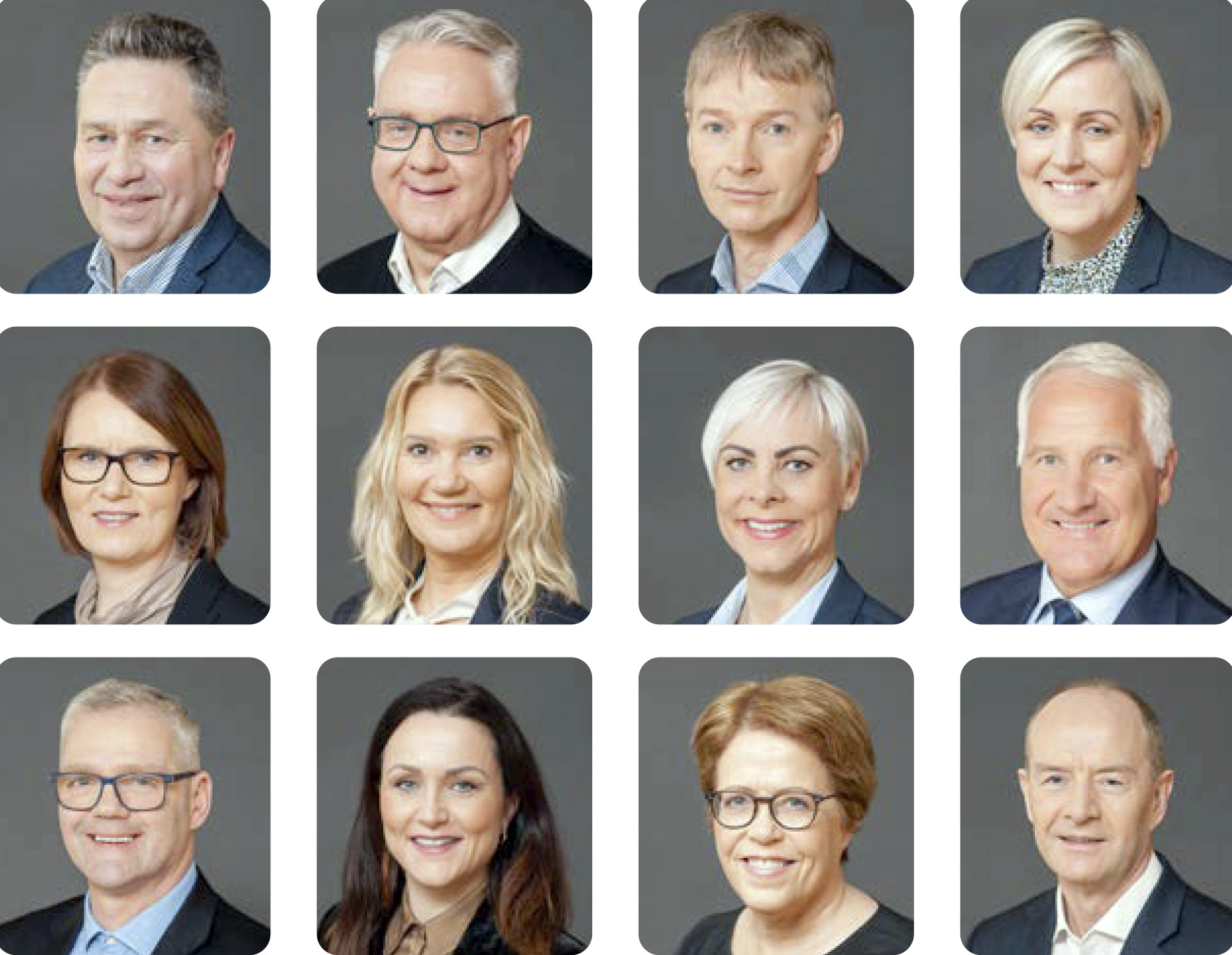 Stjórn Landssamtaka lífeyrissjóða 2021-2022.Efsta röð: Hilmar Harðarson, Gylfi Jónasson, Arnaldur
Loftsson og Erla Jónsdóttir.
Miðröð: Halldóra Káradóttir, Harpa Jónsdóttir, Ingibjörg
Ólafsdóttir og Jón Ólafur Halldórsson.
Neðsta röð: Valmundur Valmundsson, Erla Ósk Ásgeirsdóttir,
Hulda Rós Rúriksdóttir og Sigurbjörn Sigurbjörnsson.